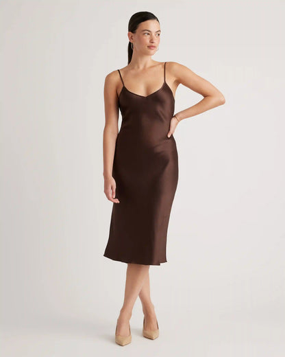 100% Washable Silk Slip Dress