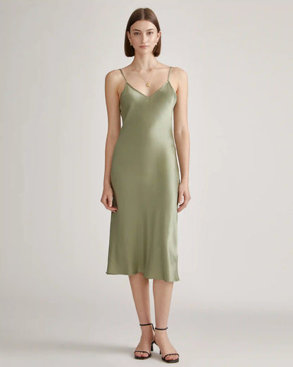 100% Washable Silk Slip Dress