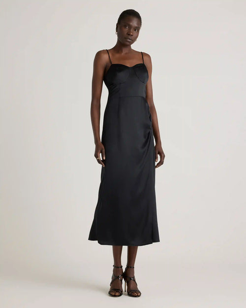 100% Washable Silk Sweetheart Dress