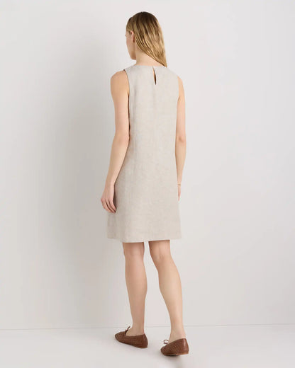 100% European Linen Tank Mini Dress