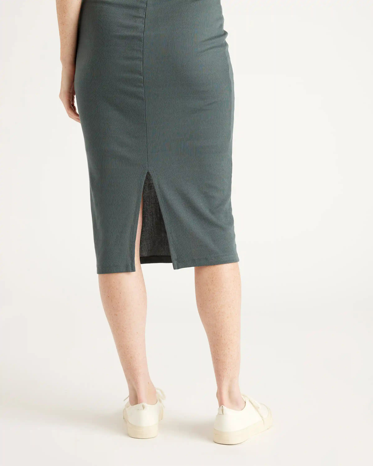 Tencel Rib Knit Sleeveless Dress