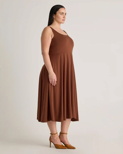 Tencel Jersey Fit & Flare Dress