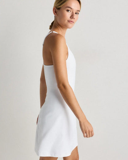 Power-Up Square Neck Dress