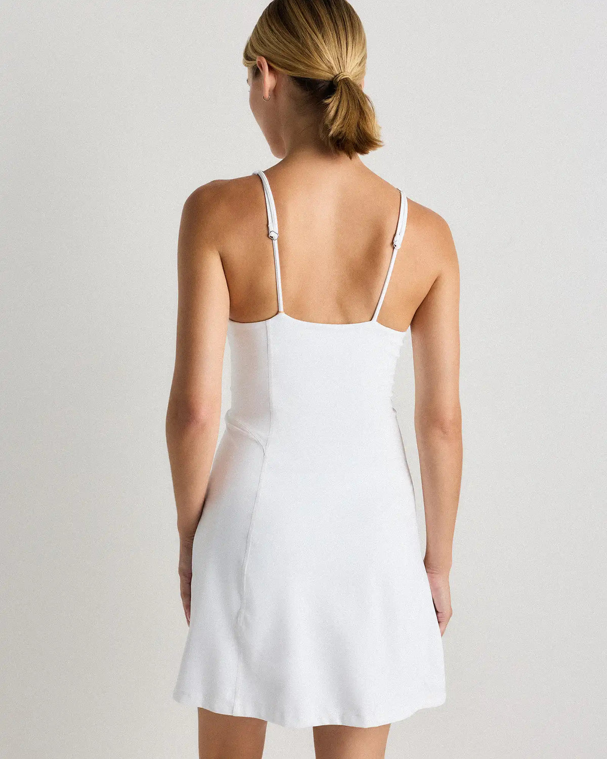 Power-Up Square Neck Dress
