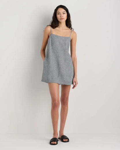 100% European Linen Mini Skort Dress