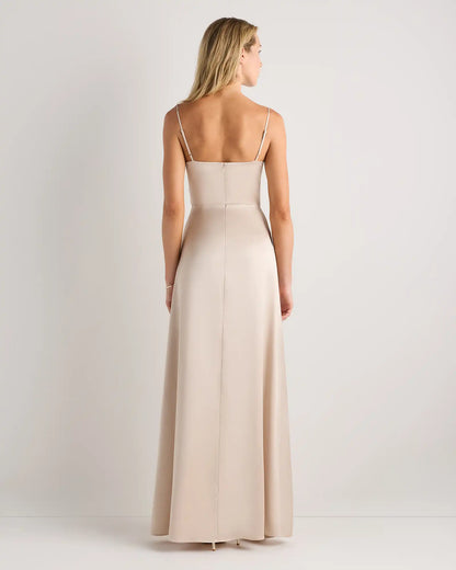 Juliette Stretch Satin Dress