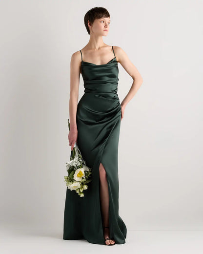 Juliette Stretch Satin Dress