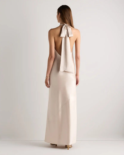 Catalina Stretch Satin Dress