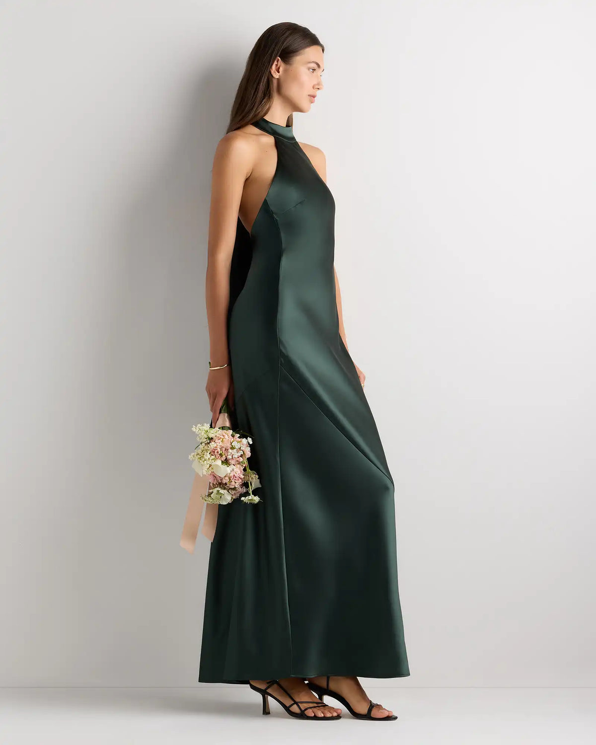 Catalina Stretch Satin Dress