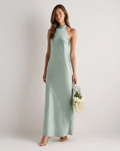 Catalina Stretch Satin Dress