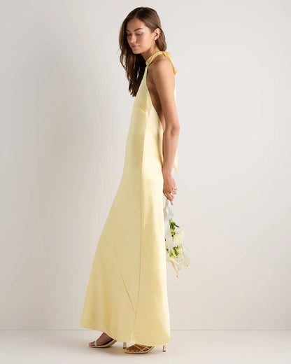 Catalina Stretch Satin Dress