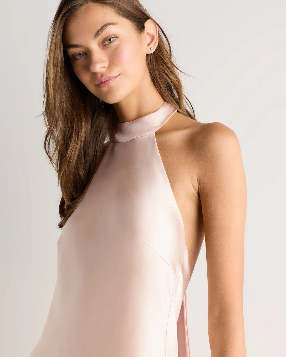 Catalina Stretch Satin Dress