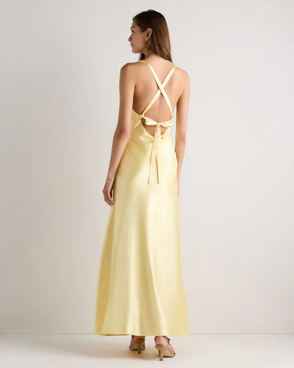 Bianca Stretch Satin Dress