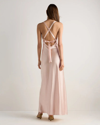 Bianca Stretch Satin Dress