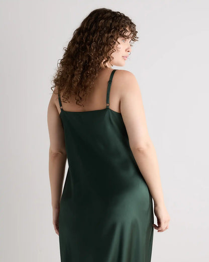 100% Washable Silk Maxi Slip Dress