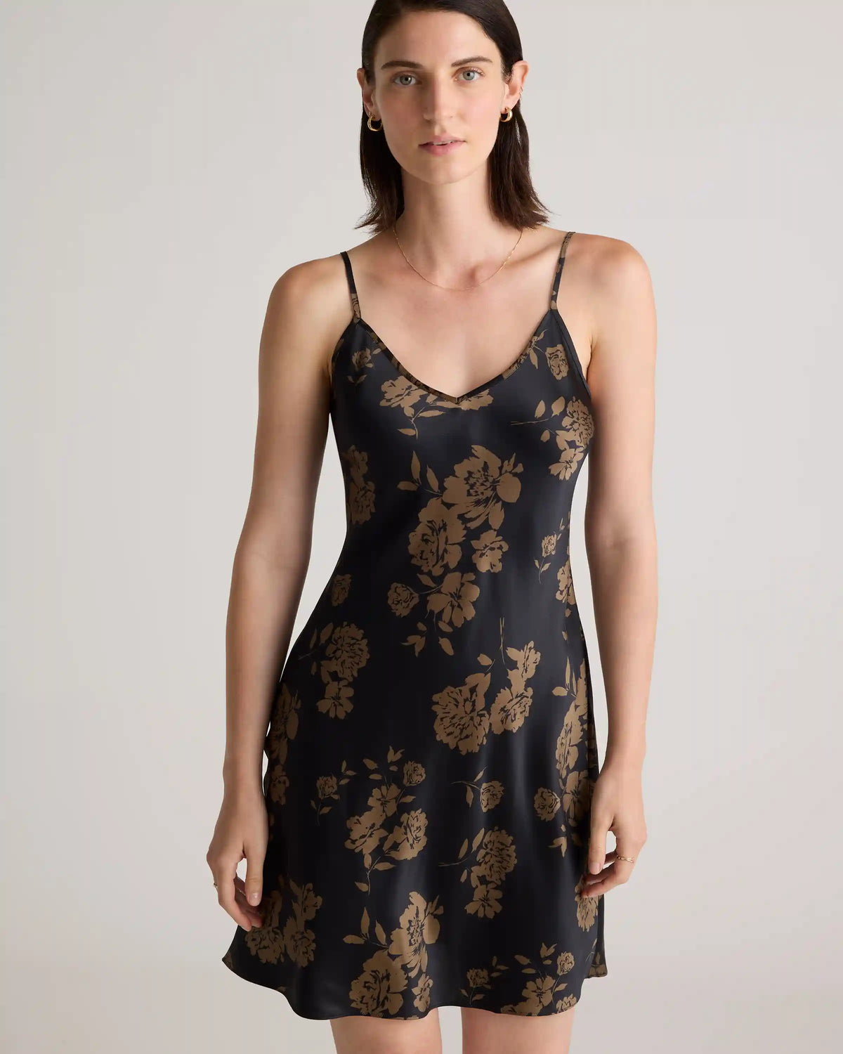 100% Washable Silk Mini Slip Dress