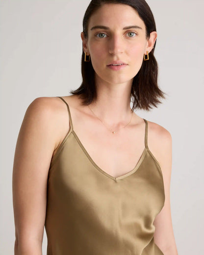 100% Washable Silk Mini Slip Dress