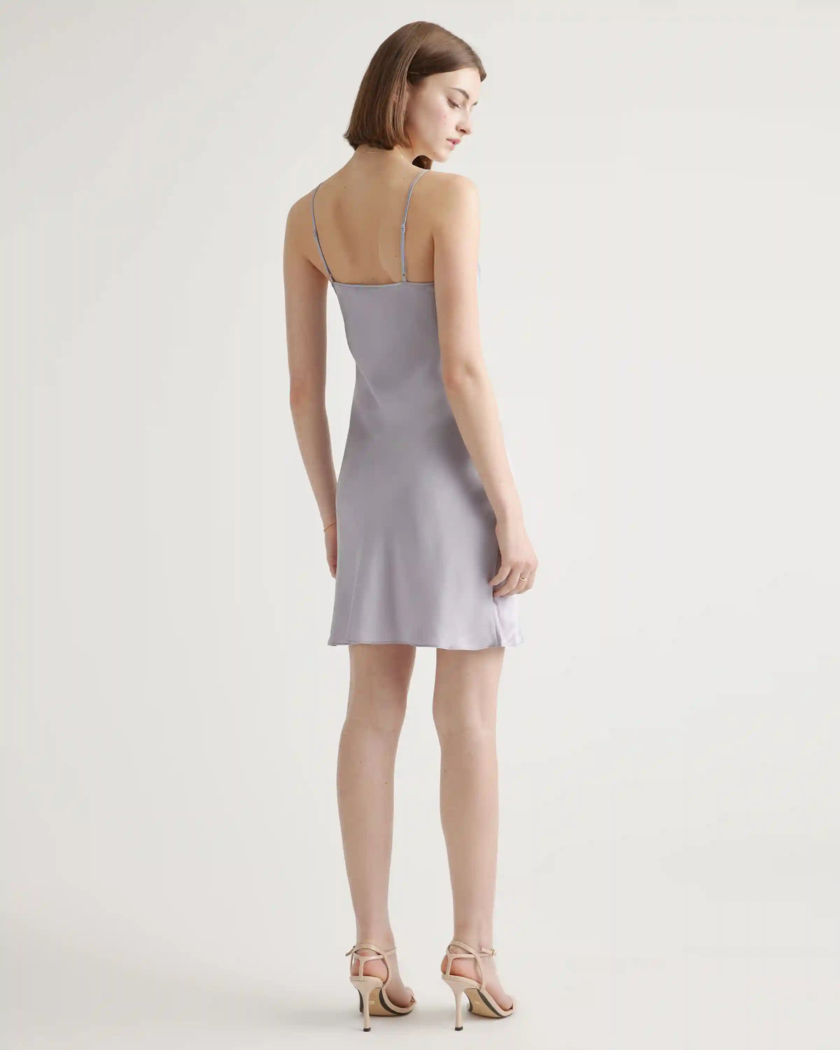 100% Washable Silk Mini Slip Dress