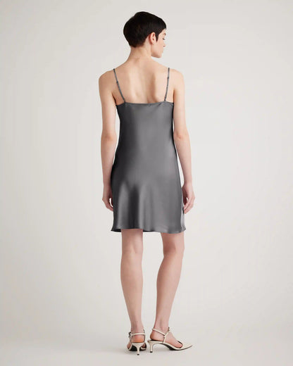 100% Washable Silk Mini Slip Dress