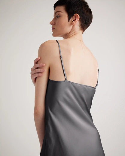 100% Washable Silk Mini Slip Dress