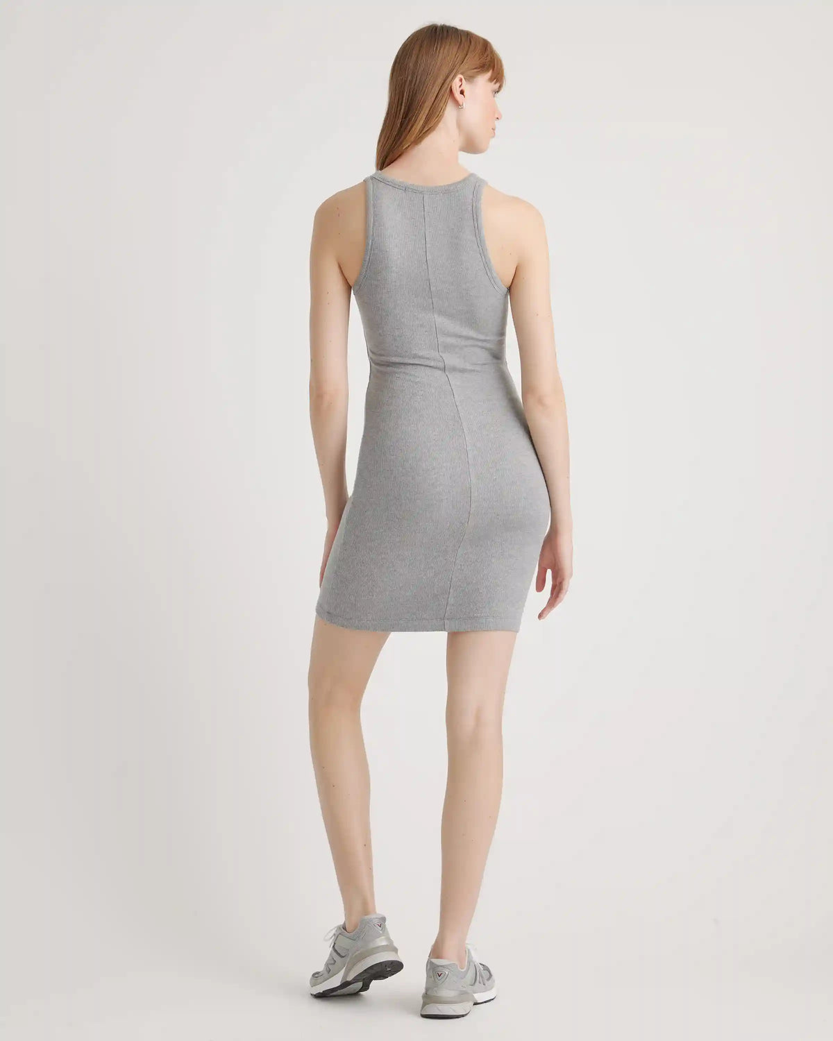 Tencel Rib Knit Sleeveless Mini Dress