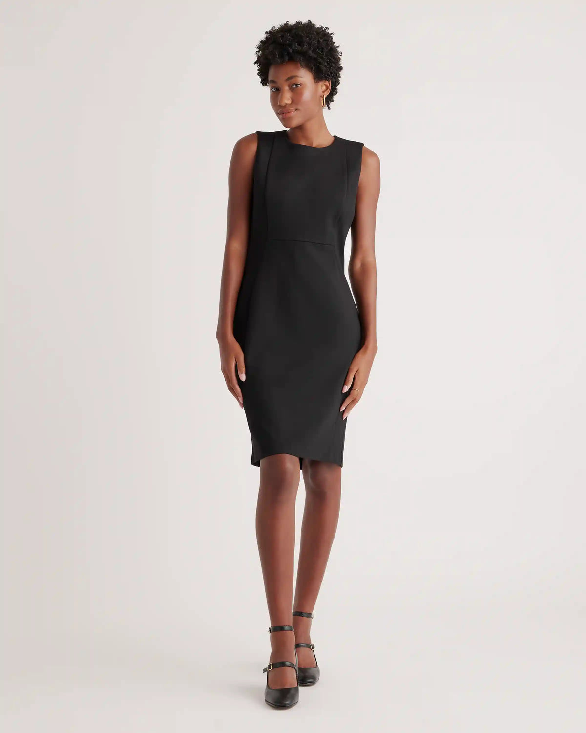 Ultra-Stretch Ponte Sleeveless Dress