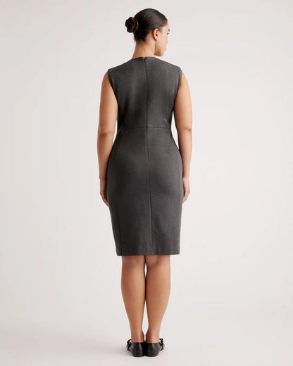 Ultra-Stretch Ponte Sleeveless Dress