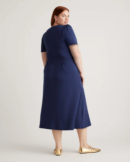 Tencel Jersey Short Sleeve Midi Dress