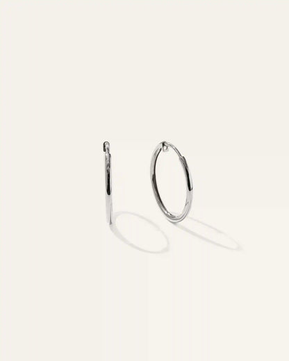 14K Gold Classic Hoops