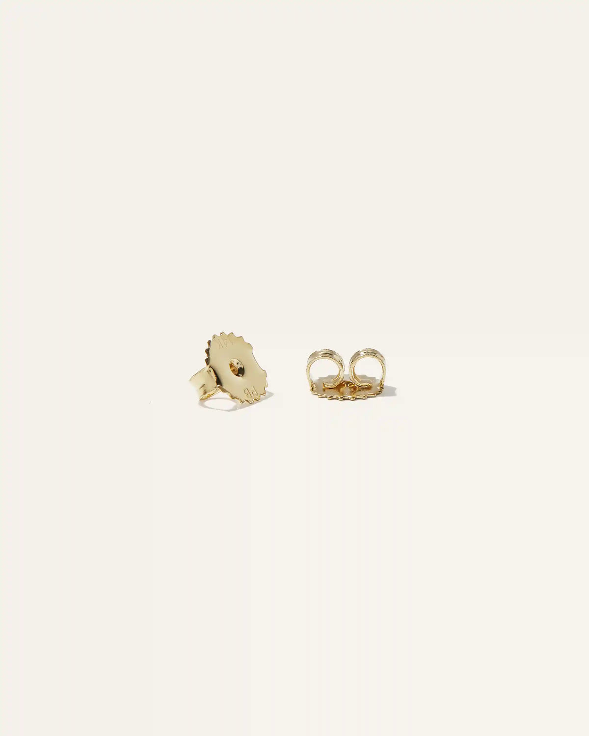 14k Gold Natural Diamond Solitaire Studs - 0.25ctw