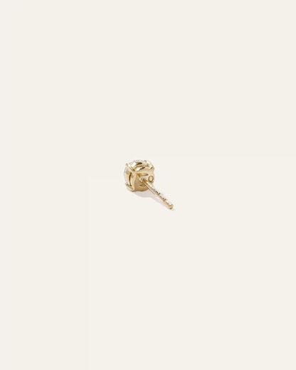 14K Gold Lab Grown Diamond Four-Prong Solitaire Studs - 0.50ctw