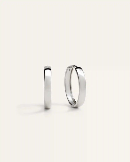 14K Gold Bold Hoops