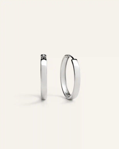 14K Gold Bold Hoops