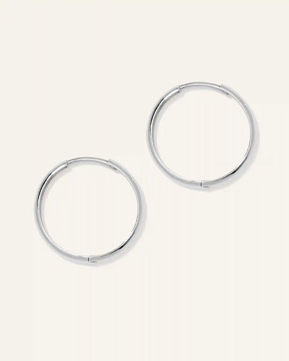 14K Gold Bold Hoops