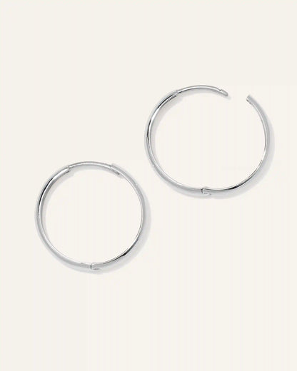 14K Gold Bold Hoops