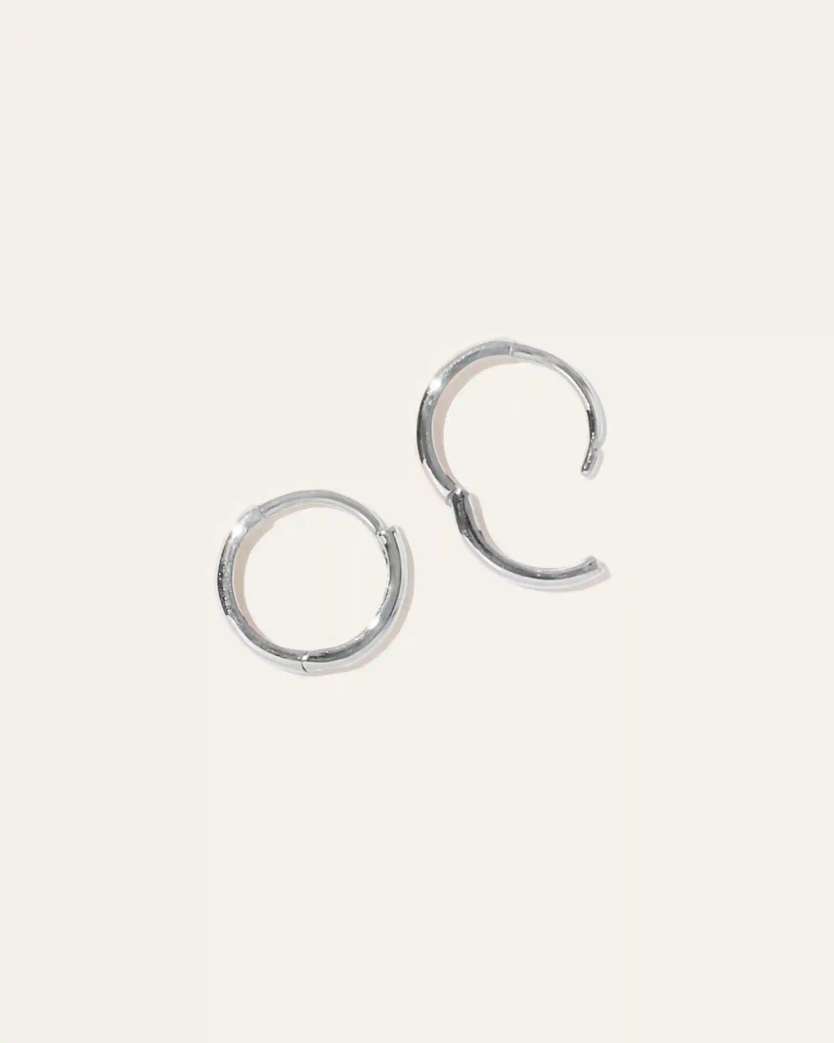 14K Gold Second Piercing Tiny Huggie - Pair