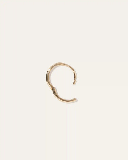 14K Gold Second Piercing Tiny Huggie - Pair