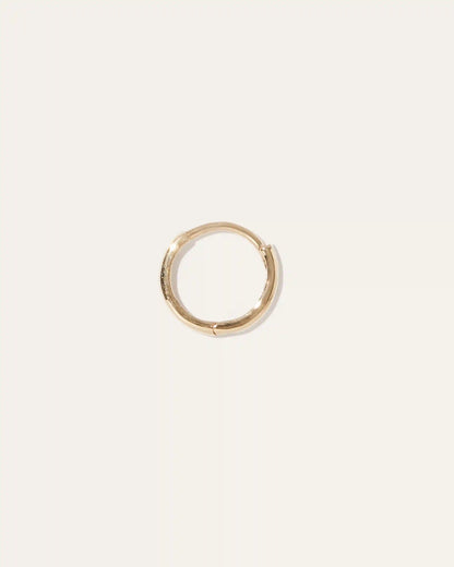 14K Gold Second Piercing Tiny Huggie - Pair
