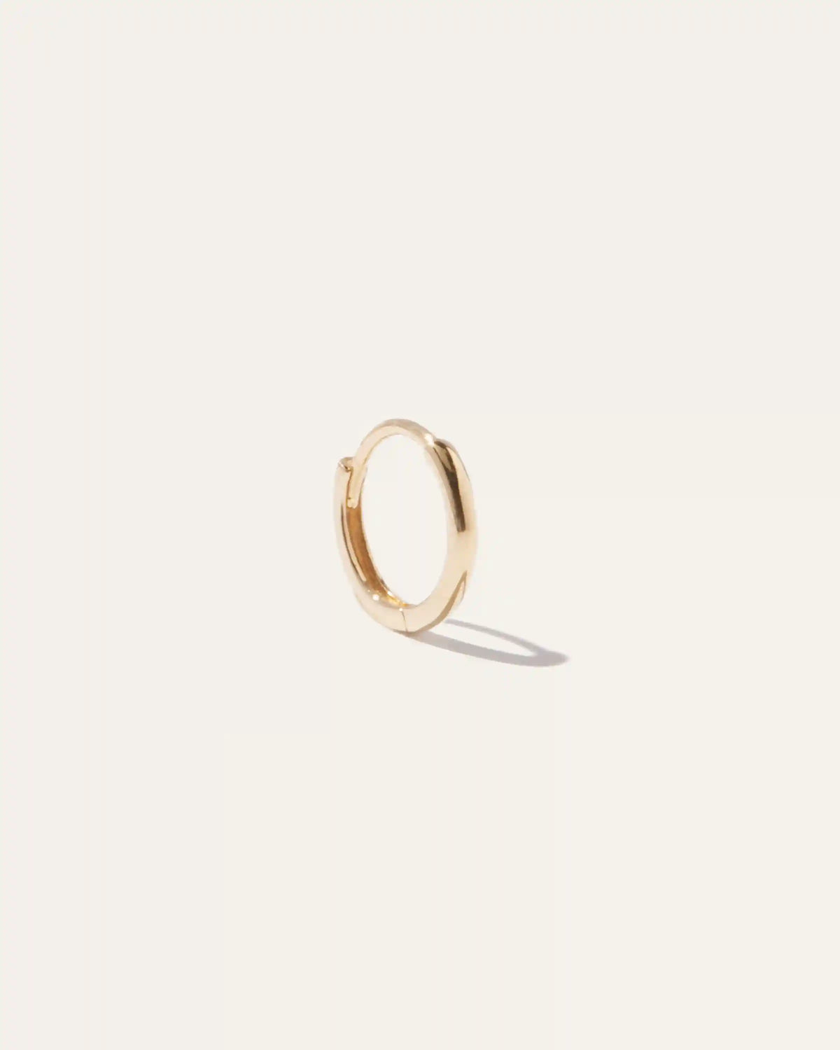 14K Gold Second Piercing Tiny Huggie - Pair
