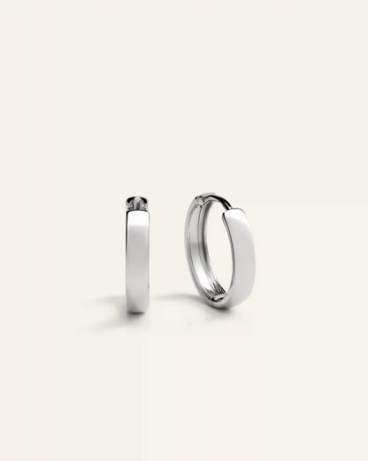 14K Gold Bold Hoops