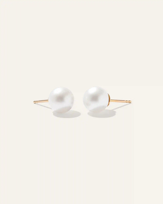 14K Gold Freshwater Cultured Pearl Studs
