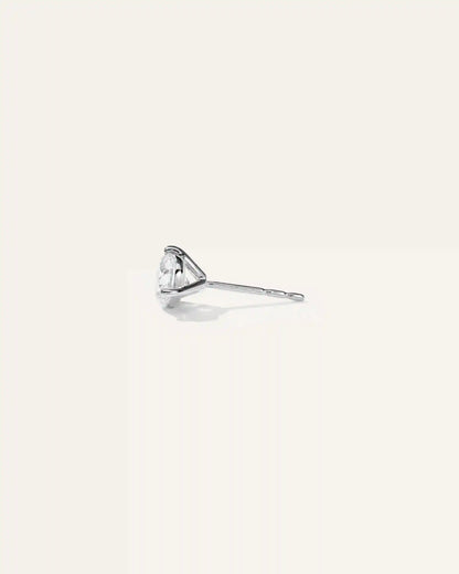 14K Gold Lab Grown Diamond Martini Studs - 1ctw