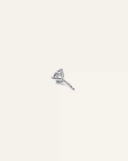 14K Gold Lab Grown Diamond Martini Studs - 1ctw