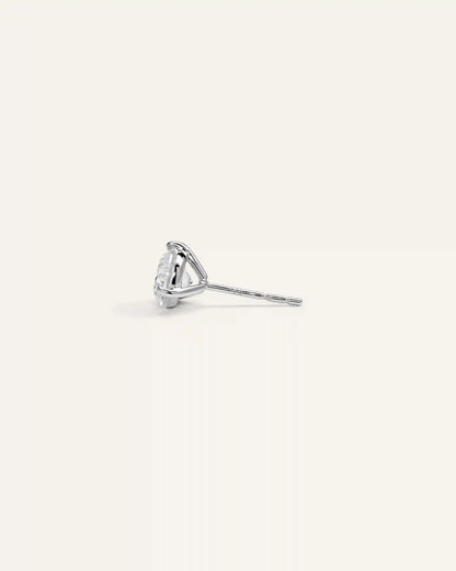 14K Gold Lab Grown Diamond Martini Studs - 1.5ctw