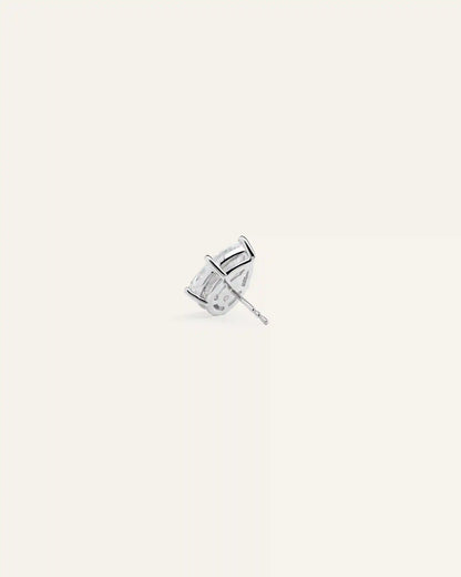 14K Gold Lab Grown Diamond Statement Pear Studs - 8ctw