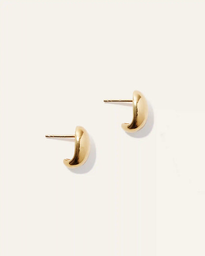 Globe Huggie Hoops