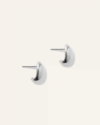 Globe Huggie Hoops
