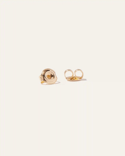 14K Gold Pearl and Diamond Petite Odette Studs