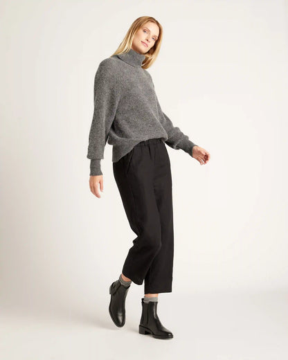 Baby Alpaca-Wool Turtleneck