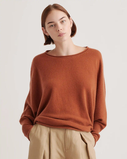 Mongolian Cashmere Batwing Sweater